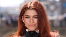 Zendaya goes red head to honor MJ on Spider-Man press tour